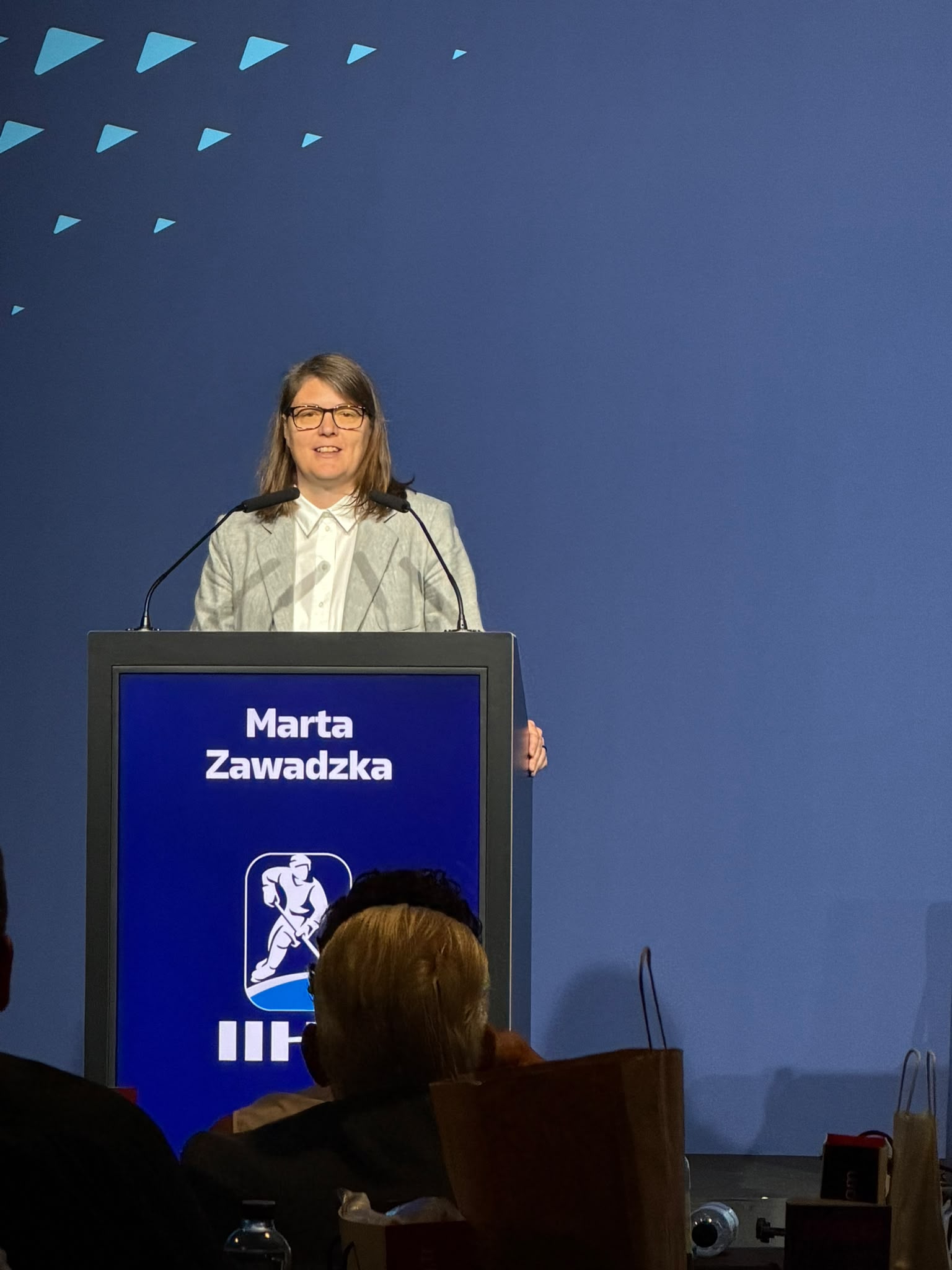 Marta Zawadzka po raz trzeci wybrana do zarządu Międzynarodowej Federacji Hokeja na Lodzie